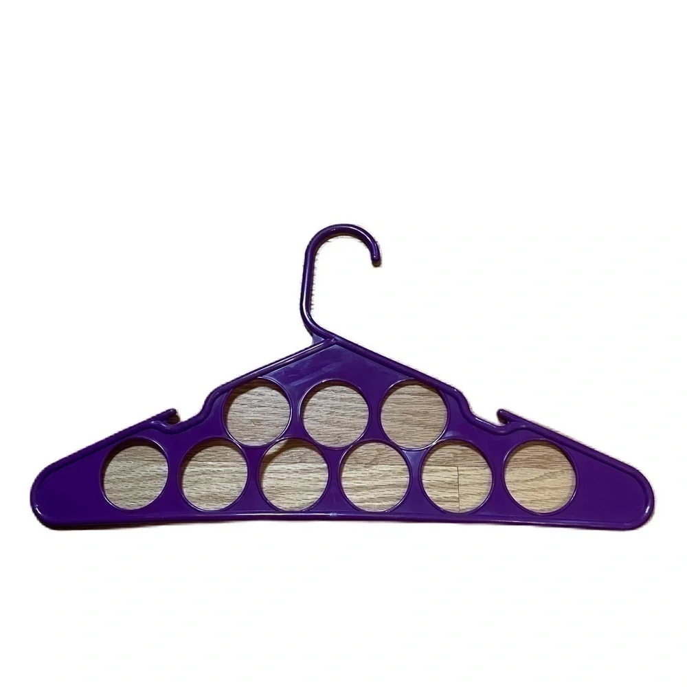 Purple Scarf Hanger Closet Storage